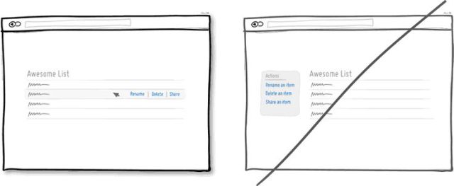 直接操作比多階層下拉式選單(contextless menus)來(lái)的直覺(jué)